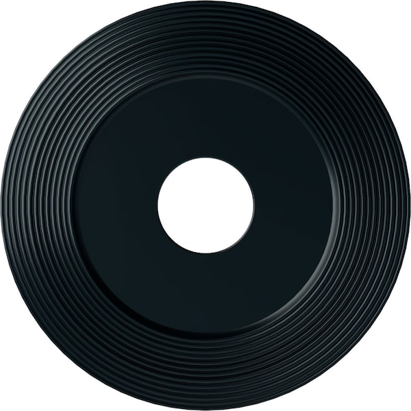 Ekena Millwork Adonis Ceiling Medallion (Fits Canopies up to 10 1/4"), 16 1/8"OD x 3 5/8"ID x 1"P, Night Shade CM16ADNSF - main
